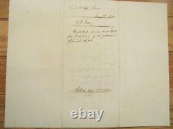 Iowa CIVIL War General Nathaniel Baker Order Letter 1864