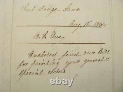 Iowa CIVIL War General Nathaniel Baker Order Letter 1864