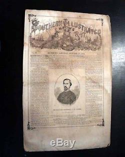 John R. Jones CONFEDERATE Illustrated Civil War RICHMOND VA 1864 Old Newspaper