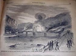 June 1861 May 1862 Harper's Weekly bound 10 months Civil War illustrated