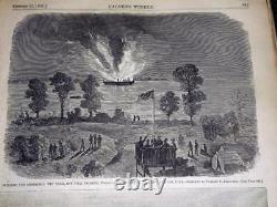 June 1861 May 1862 Harper's Weekly bound 10 months Civil War illustrated