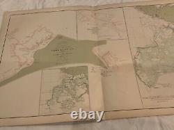 LOT 3 CIVIL WAR MAPS LOT OF 22 1890s US GOVERNMENT OFFICIALS RECORDS CIVIL WAR