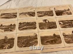 LOT 3 CIVIL WAR MAPS LOT OF 22 1890s US GOVERNMENT OFFICIALS RECORDS CIVIL WAR