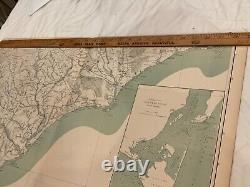 LOT 3 CIVIL WAR MAPS LOT OF 22 1890s US GOVERNMENT OFFICIALS RECORDS CIVIL WAR