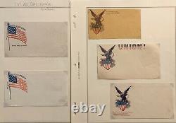 LOT OF 32 1860's Civil War Postal Covers Collection Both Union & CSA