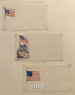 LOT OF 32 1860's Civil War Postal Covers Collection Both Union & CSA