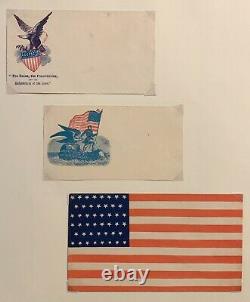 LOT OF 32 1860's Civil War Postal Covers Collection Both Union & CSA