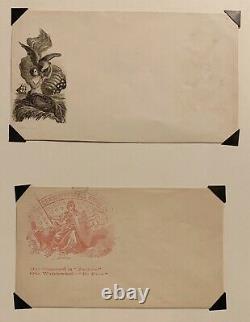 LOT OF 32 1860's Civil War Postal Covers Collection Both Union & CSA