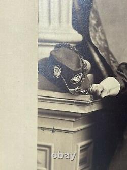Large Photo & CDV of Civil War Pennsylvania Officer Lieutenant Maguire