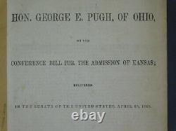 Lincoln's VP Hannibal Hamlin's Admission of Kansas Conference Bill 1858