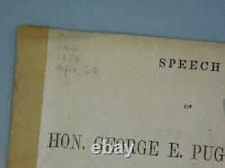 Lincoln's VP Hannibal Hamlin's Admission of Kansas Conference Bill 1858