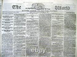 Lot of 25 original 1861-1865 Civil War newspapers All are from Eastern US states
