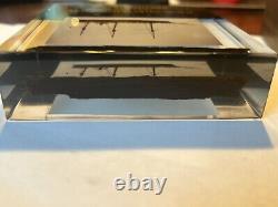 Lucite Paperweight of C. S. S. Chattahoochee Civil War Ship with Real Piece Rare