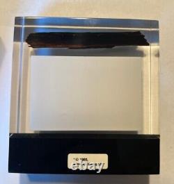 Lucite Paperweight of C. S. S. Chattahoochee Civil War Ship with Real Piece Rare
