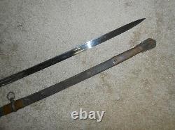 M1850 Civil War Officers Sword, As Found, Clauberg, Decorated Drag Tip
