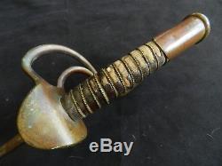 M1860 Saber Dated 1865 Civil War Cavalry C. ROBY of West Chelmsford Mass Sword