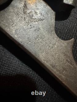 M1863 Lock Side Plate Us Wm Muir Musket 58 Caliber CIVIL War 1863