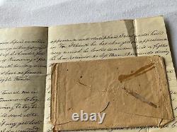 MISS 29h INF SOLDIER CSA CIVIL WAR LETTER & ENVELOPE JOHNSTON ARMY TULLAHOMA e5