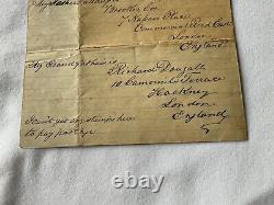 MISS 29h INF SOLDIER CSA CIVIL WAR LETTER & ENVELOPE JOHNSTON ARMY TULLAHOMA e5