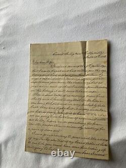 MISS 29h INF SOLDIER CSA CIVIL WAR LETTER & ENVELOPE JOHNSTON ARMY TULLAHOMA e5