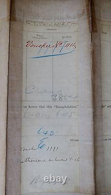 MUSTER ROLL 1st PENNSYLVANIA ARTILLERY BATTERY A 1864 CIVIL WAR DOCUMENT