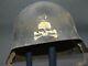 M-26 Spanish Civil War Helmet ELITE UNIT MARKINGS, NAMED, GOOD LINER & Chinstrap