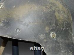 M-26 Spanish Civil War Helmet ELITE UNIT MARKINGS, NAMED, GOOD LINER & Chinstrap