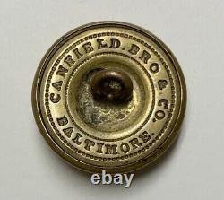 Maryland Military Institute Civil War Coat Button