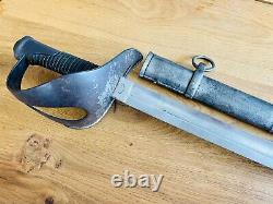 Massive Italian Cavalry sword model 1860 BLECKMANN SOLINGEN Civil war periode