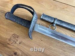 Massive Italian Cavalry sword model 1860 BLECKMANN SOLINGEN Civil war periode