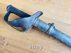 Massive Italian Cavalry sword model 1860 BLECKMANN SOLINGEN Civil war periode