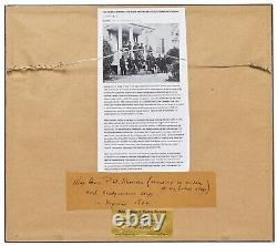 Mathew Brady Civil War Photo General Sheridan & Staff