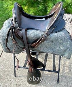 McClellan US Cavalry Saddle 12 inch Seat, Civil War Bridle, Bit, Breast Plate