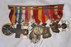 Medal Group. 8 Medals. Spanish CIVIL War, Morocco, Italy, Alfonso XIII And Other
