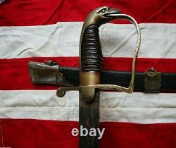 Mexican War CIVIL War Widmann Horstmann Marine Corps Type I Eagle Head Sword