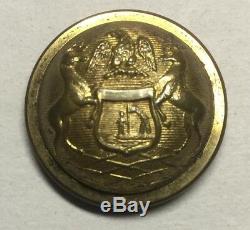 Michigan Staff Civil War Coat Button