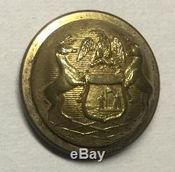 Michigan Staff Civil War Coat Button