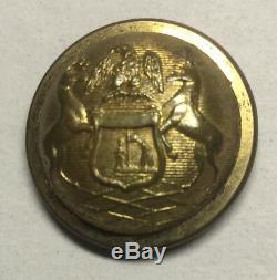 Michigan Staff Civil War Coat Button