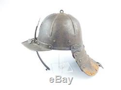 Mid 17th Century English Civil War Period Lobster Pot Zischagee Helmet