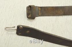 Militaria Original U. S. Civil War Leather Musket Sling with Keeper-41 inches long