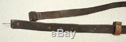 Militaria Original U. S. Civil War Leather Musket Sling with Keeper-41 inches long