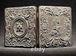 Mint Patriotic Thermoplastic Case Eagle & Flag Motif For Tintype Or Ambrotype