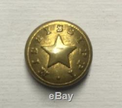 Mississippi Cuff Civil War Button. Very Rare