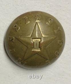 Mississippi Infantry Civil War Coat Button