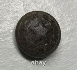 Mississippi Local Confederate Civil War Cuff Button