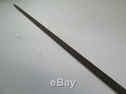 Model 1840 Us CIVIL War Nco Officers Sword With No Scabbard Unmarked