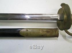 Model 1840 Us CIVIL War Nco Sword Wi Scabbard Dated 186 Ames Marked Minty Blade