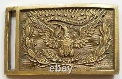 Model 1851 CIVIL War Relic U. S. Officer Belt Buckle Non-dug Original