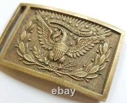 Model 1851 CIVIL War Relic U. S. Officer Belt Buckle Non-dug Original