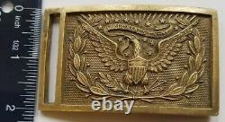 Model 1851 CIVIL War Relic U. S. Officer Belt Buckle Non-dug Original